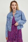 Джинсова куртка Answear Lab жіноча перехідна колір блакитний (3125025) Джинсова куртка Answear Lab жіноча перехідна колір блакитний (3125025)