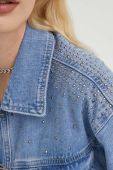 Джинсова куртка Answear Lab жіноча перехідна колір блакитний (3125025)