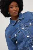 Джинсова куртка Answear Lab жіноча перехідна колір блакитний (3192387)