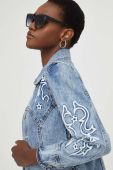 Джинсова куртка Answear Lab жіноча перехідна колір блакитний (3273177) Джинсова куртка Answear Lab жіноча перехідна колір блакитний (3273177)