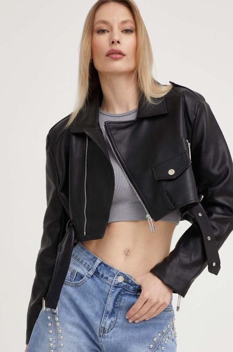 Куртка Answear Lab жіноча колір чорний перехідна (3275905) Куртка Answear Lab жіноча колір чорний перехідна (3275905)