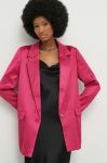 Піджак Answear Lab колір рожевий однобортний однотонний (2926607) Піджак Answear Lab колір рожевий однобортний однотонний (2926607)