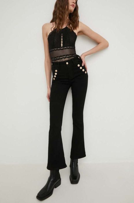 Джинси Answear Lab жіночі висока посадка колір чорний (2886163) Джинси Answear Lab жіночі висока посадка колір чорний (2886163)