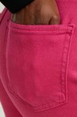 Бавовняні джинси Answear Lab X Лімітована колекція SISTERHOOD середня посадка колір рожевий