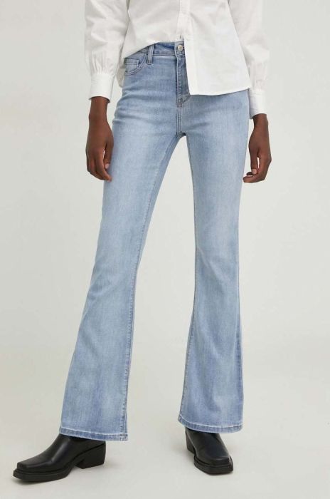 Джинси Answear Lab жіночі середня посадка колір блакитний (2949199) Джинси Answear Lab жіночі середня посадка колір блакитний (2949199)