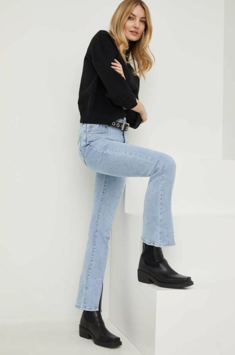 Джинси Answear Lab PREMIUM JEANS жіночі висока посадка колір блакитний (3038293) Джинси Answear Lab PREMIUM JEANS жіночі висока посадка колір блакитний (3038293)