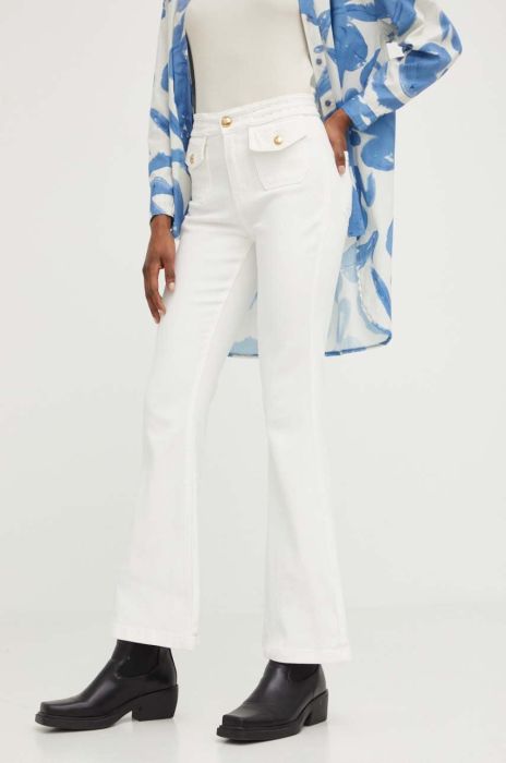 Джинси Answear Lab жіночі висока посадка колір білий (3171533) Джинси Answear Lab жіночі висока посадка колір білий (3171533)