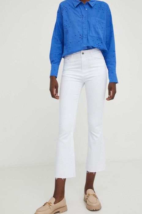 Джинси Answear Lab жіночі висока посадка колір білий (3269818) Джинси Answear Lab жіночі висока посадка колір білий (3269818)