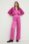 Комбінезон Answear Lab колір рожевий декольте трикутник (2805588) Комбінезон Answear Lab колір рожевий декольте трикутник (2805588)