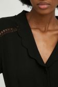 Комбінезон Answear Lab колір чорний декольте трикутник (2958286) Комбінезон Answear Lab колір чорний декольте трикутник (2958286)