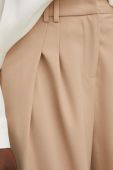Штани Answear Lab жіночі колір бежевий пряме висока посадка (2952182) Штани Answear Lab жіночі колір бежевий пряме висока посадка (2952182)