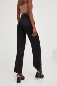 Штани Answear Lab жіночі колір чорний широке висока посадка (3129931) Штани Answear Lab жіночі колір чорний широке висока посадка (3129931)
