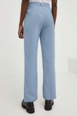 Штани Answear Lab жіночі пряме висока посадка колір блакитний (3160747) Штани Answear Lab жіночі пряме висока посадка колір блакитний (3160747)
