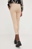 Штани Answear Lab жіночі колір бежевий облягаюче висока посадка (3168106)