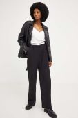 Штани Answear Lab жіночі колір чорний пряме висока посадка (3261789) Штани Answear Lab жіночі колір чорний пряме висока посадка (3261789)