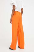 Штани Answear Lab жіночі колір помаранчевий широке висока посадка