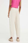 Штани Answear Lab жіночі колір бежевий фасон chinos висока посадка