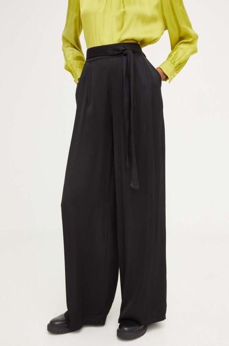 Штани Answear Lab жіночі колір чорний пряме висока посадка (3261803) Штани Answear Lab жіночі колір чорний пряме висока посадка (3261803)