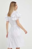 Бавовняна сукня Answear Lab колір білий mini розкльошена (3277766)