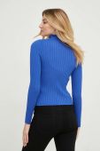 Светр Answear Lab жіночий легкий півгольф колір блакитний