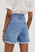 Джинсові шорти Answear Lab жіночі однотонні висока посадка колір блакитний (3211137)