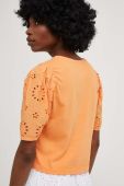 Бавовняна футболка Answear Lab колір помаранчевий (3283565)