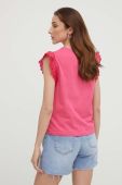 Бавовняна футболка Answear Lab колір рожевий (3242767)