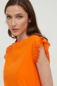 Бавовняна футболка Answear Lab колір помаранчевий (3242771)