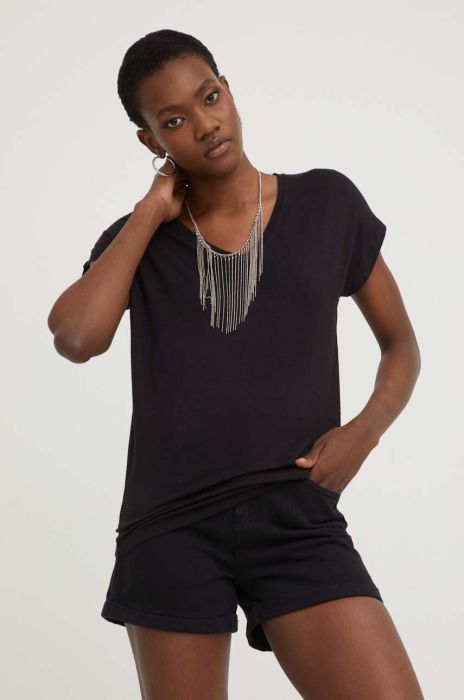 Футболка Answear Lab жіноча колір чорний (3218847) Футболка Answear Lab жіноча колір чорний (3218847)