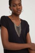 Футболка Answear Lab жіноча колір чорний (3218847) Футболка Answear Lab жіноча колір чорний (3218847)