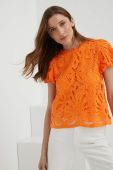 Футболка Answear Lab жіноча колір помаранчевий (3249330)