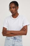 Бавовняна футболка Answear Lab колір білий (3317546)