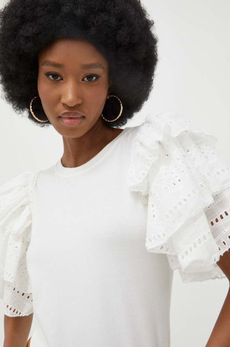 Футболка Answear Lab жіноча колір білий (3311307)