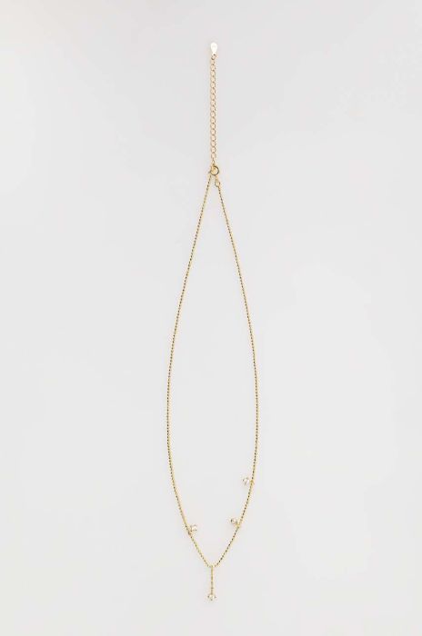 кольє зі срібла з позолотою Answear Lab колір золотий (2859838) кольє зі срібла з позолотою Answear Lab колір золотий (2859838)
