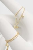 кольє зі срібла з позолотою Answear Lab колір золотий (2859838) кольє зі срібла з позолотою Answear Lab колір золотий (2859838)