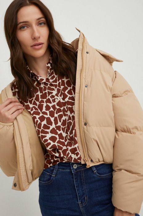 Куртка Answear Lab жіноча колір коричневий зимова oversize (2682347) Куртка Answear Lab жіноча колір коричневий зимова oversize (2682347)