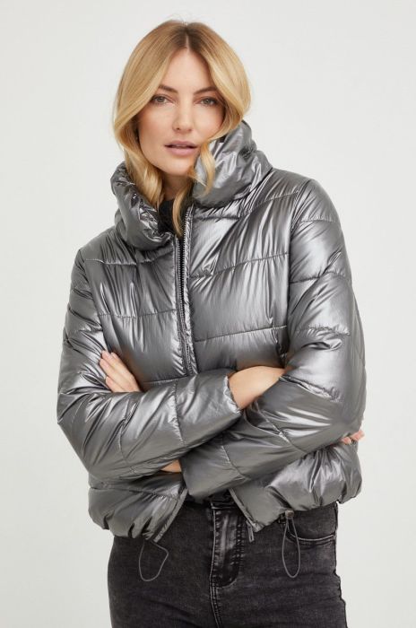 Куртка Answear Lab жіноча колір срібний зимова (2725579) Куртка Answear Lab жіноча колір срібний зимова (2725579)