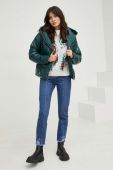 Куртка Answear Lab жіноча колір зелений зимова oversize (2825161) Куртка Answear Lab жіноча колір зелений зимова oversize (2825161)