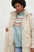 Куртка Answear Lab жіноча колір бежевий перехідна oversize (2846284)