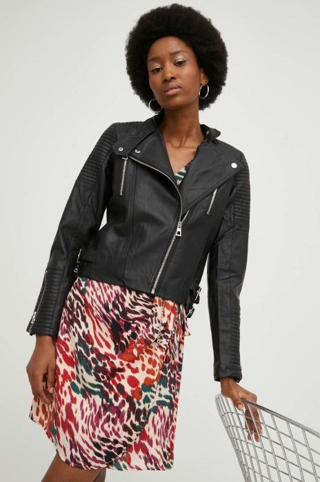 Куртка Answear Lab жіноча колір чорний перехідна (2818593) Куртка Answear Lab жіноча колір чорний перехідна (2818593)