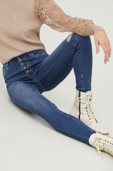 Джинси Answear Lab колір блакитний (2784088) Джинси Answear Lab колір блакитний (2784088)