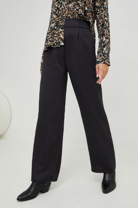 Штани Answear Lab жіночі колір чорний пряме висока посадка (2526920) Штани Answear Lab жіночі колір чорний пряме висока посадка (2526920)