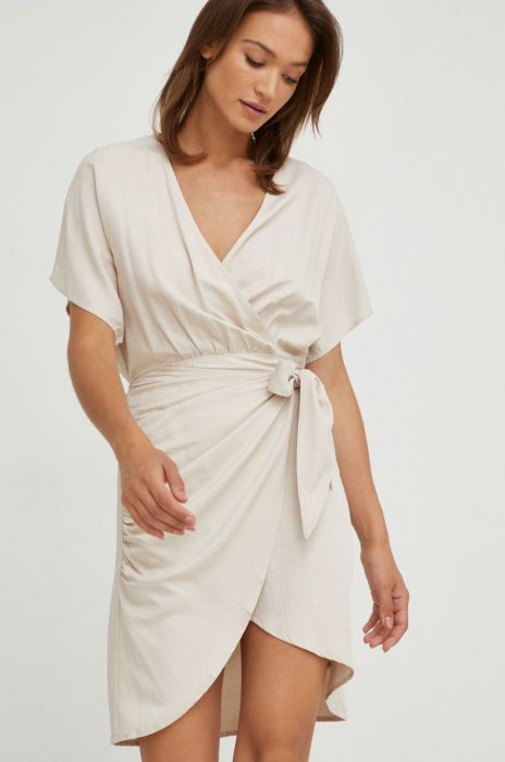 Сукня Answear Lab колір бежевий mini розкльошена (2559742)