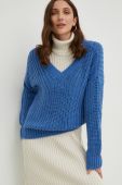 Светр з вовною Answear Lab жіночий теплий колір блакитний (2780442)