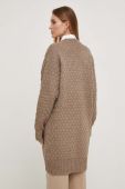 Кардиган з вовною Answear Lab колір коричневий (3559027)