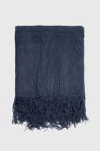 Ковдра Answear Lab колір темно-синій (2864285)