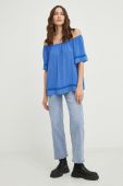 Блузка Answear Lab колір блакитний (2790898)