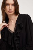 Блузка Answear Lab жіноча колір чорний з аплікацією (3435403)