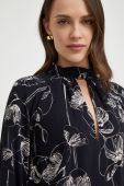 Блузка Answear Lab жіноча колір чорний візерунок (3685088) Блузка Answear Lab жіноча колір чорний візерунок (3685088)