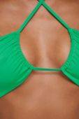 Купальний бюстгальтер Answear Lab колір зелений злегка ущільнена чашечка (3245731)
